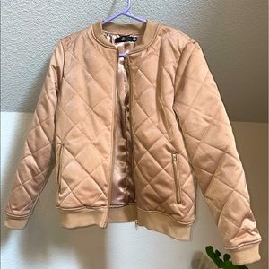 Gold Bomber Jacket